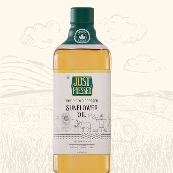 Sunflower Oil - Wood Cold Pressed - 2 Liters